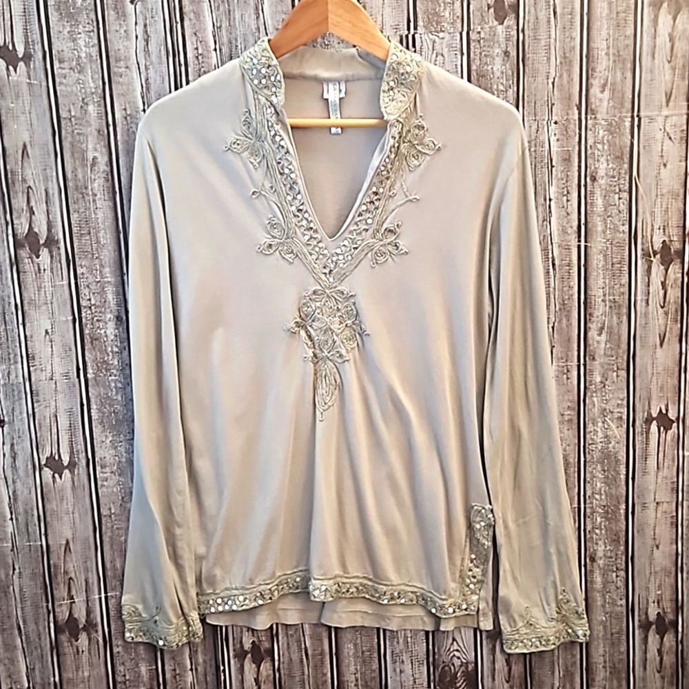 Embroidered Tunic Top Graham Kandiah